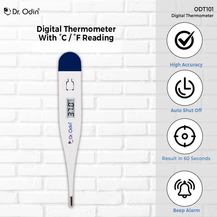 Digital Fever Thermometer for Family & Kids (ODT101)