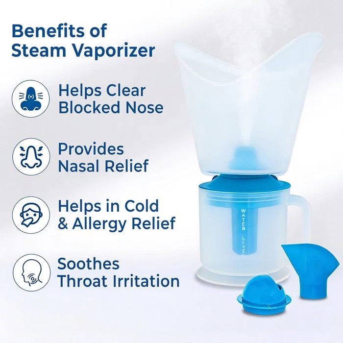 Dual-Layer 3-in-1 Steam Inhaler (OSV102) – Shock-Safe Vaporizer for Health & Beauty